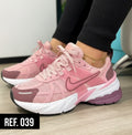 tenis nike rosa con blanco ref: 039